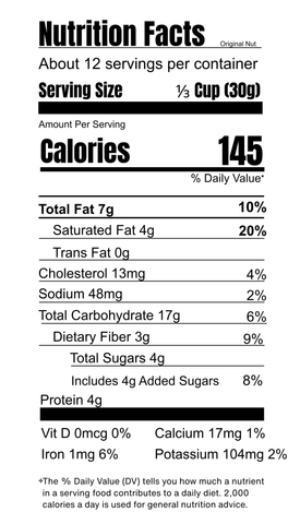 12 oz Original Nut Granola Naturally Gluten-Free