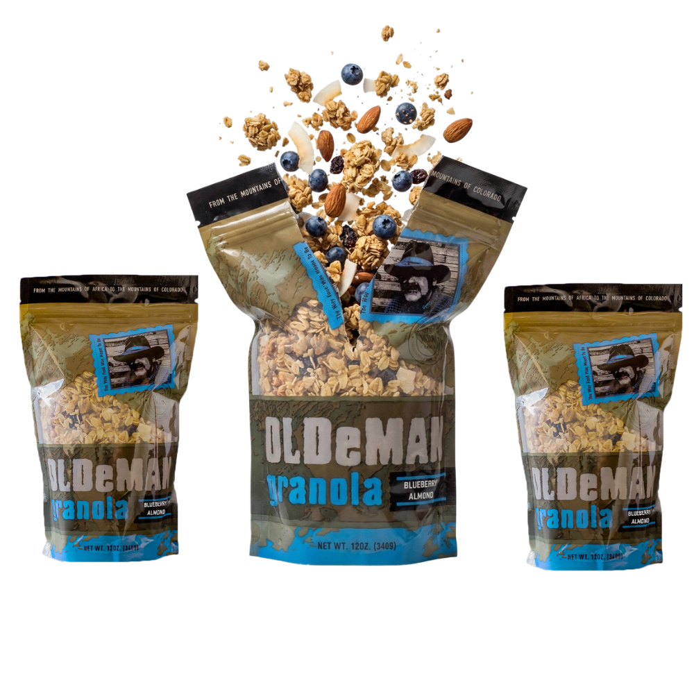 Olde Man Granola Blueberry Almond Granola 12 oz Bags — 3 Pack