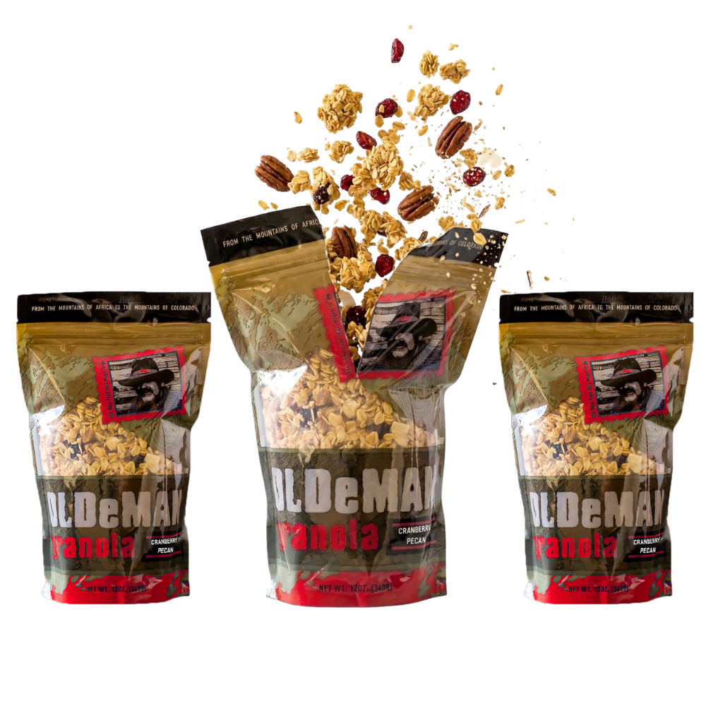 Olde Man Granola Cranberry Pecan Granola 12 oz Bags — 3 Pack