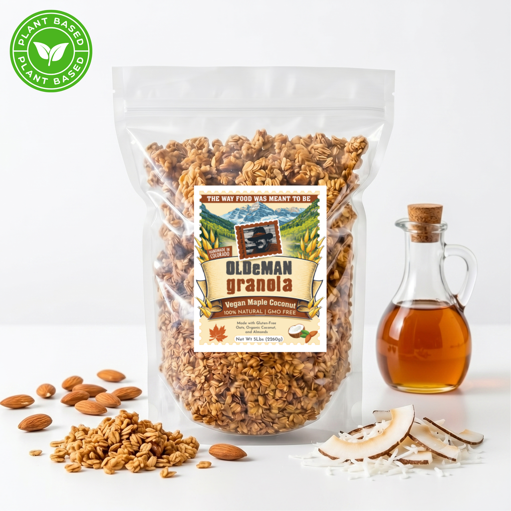 5 lb. Vegan Maple Almond Granola - 100% Plant Based