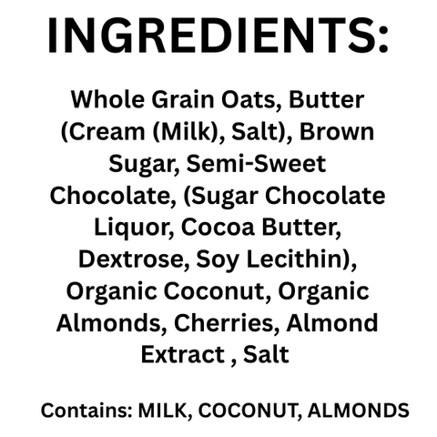 SEASONAL - Chocolate Cherry Almond Granola