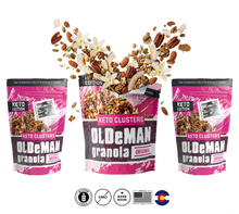 3-PACK Keto Granola Clusters - Original- 3 8oz Bags- Same Flavor