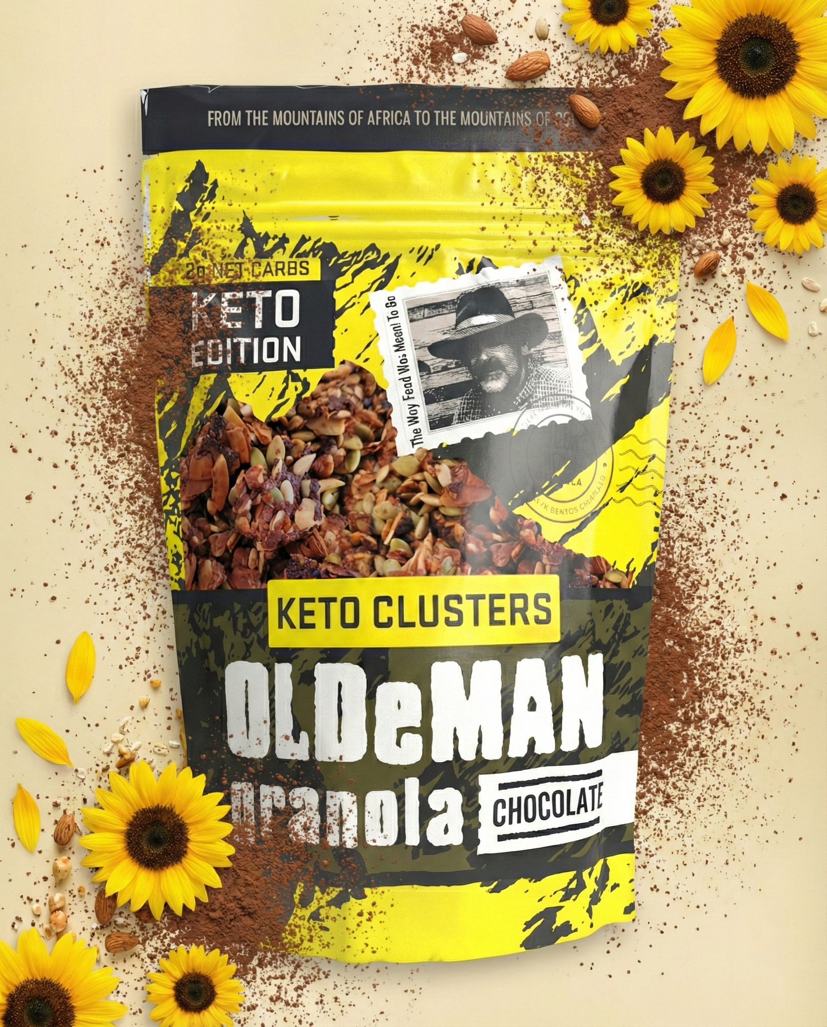 Keto Granola Clusters - Chocolate- 8oz Bag