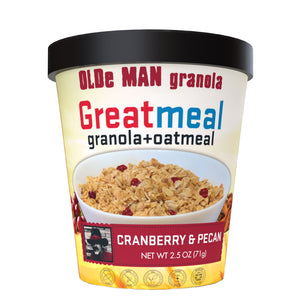 Cranberry & Pecan Greatmeal - An Oatmeal Granola Blend